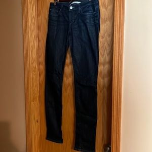 Like new Joe’s jeans.  Dark wash.